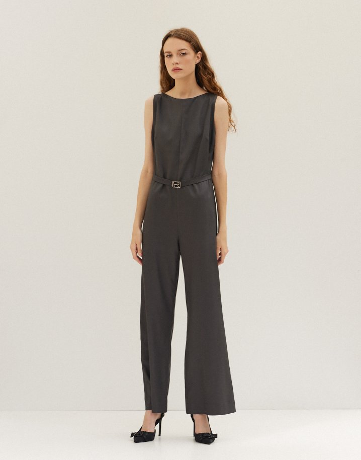 Jumpsuit with buckle