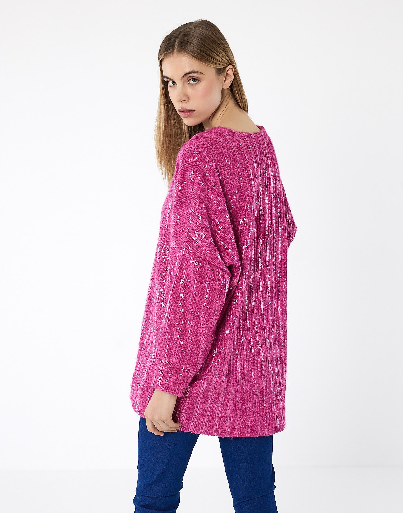 Sequinned cardigan