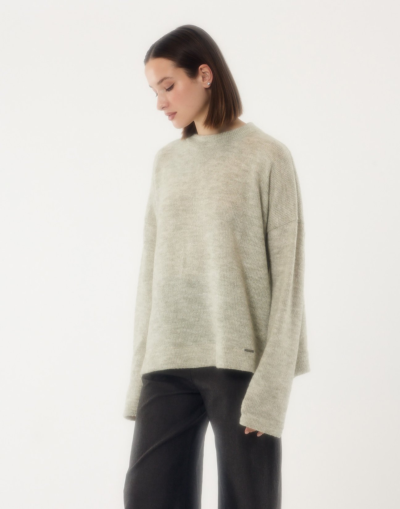 Overised knit blouse