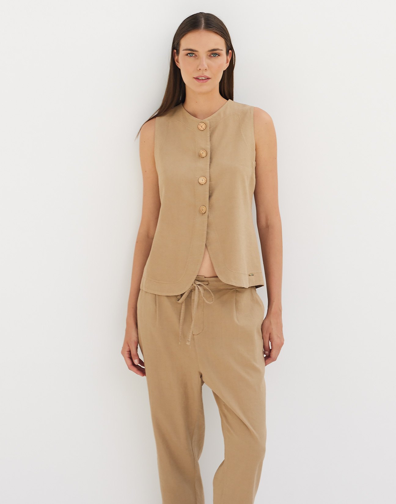 Linen waistcoat