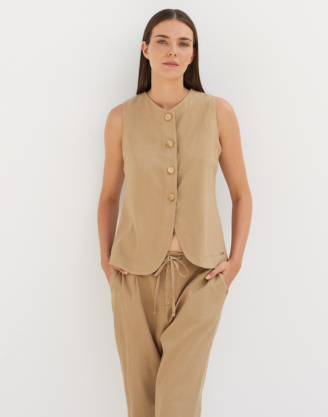 Linen waistcoat