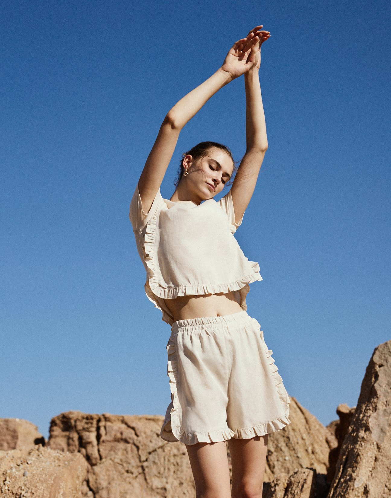 Ruffled top