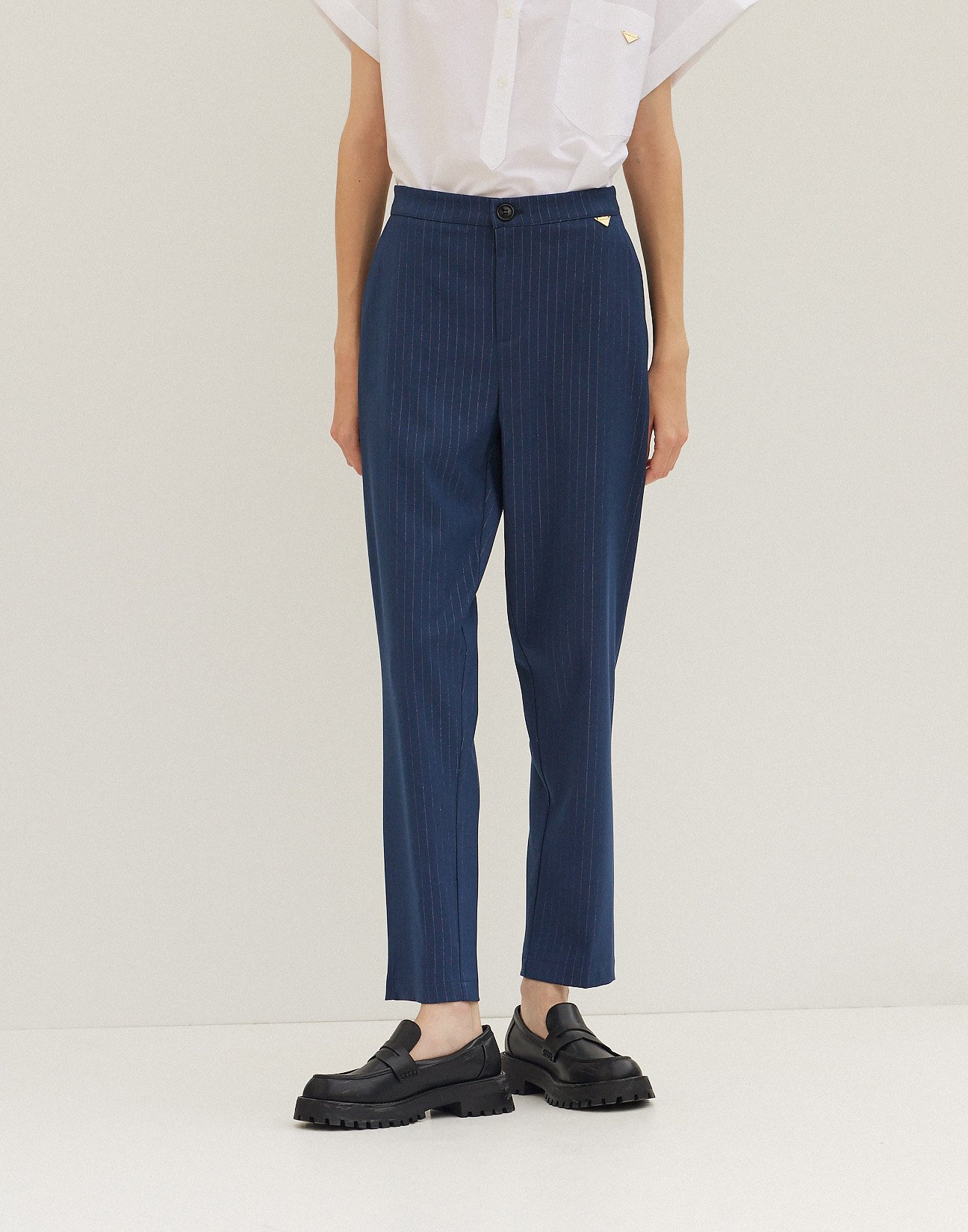 Pinstripe trousers