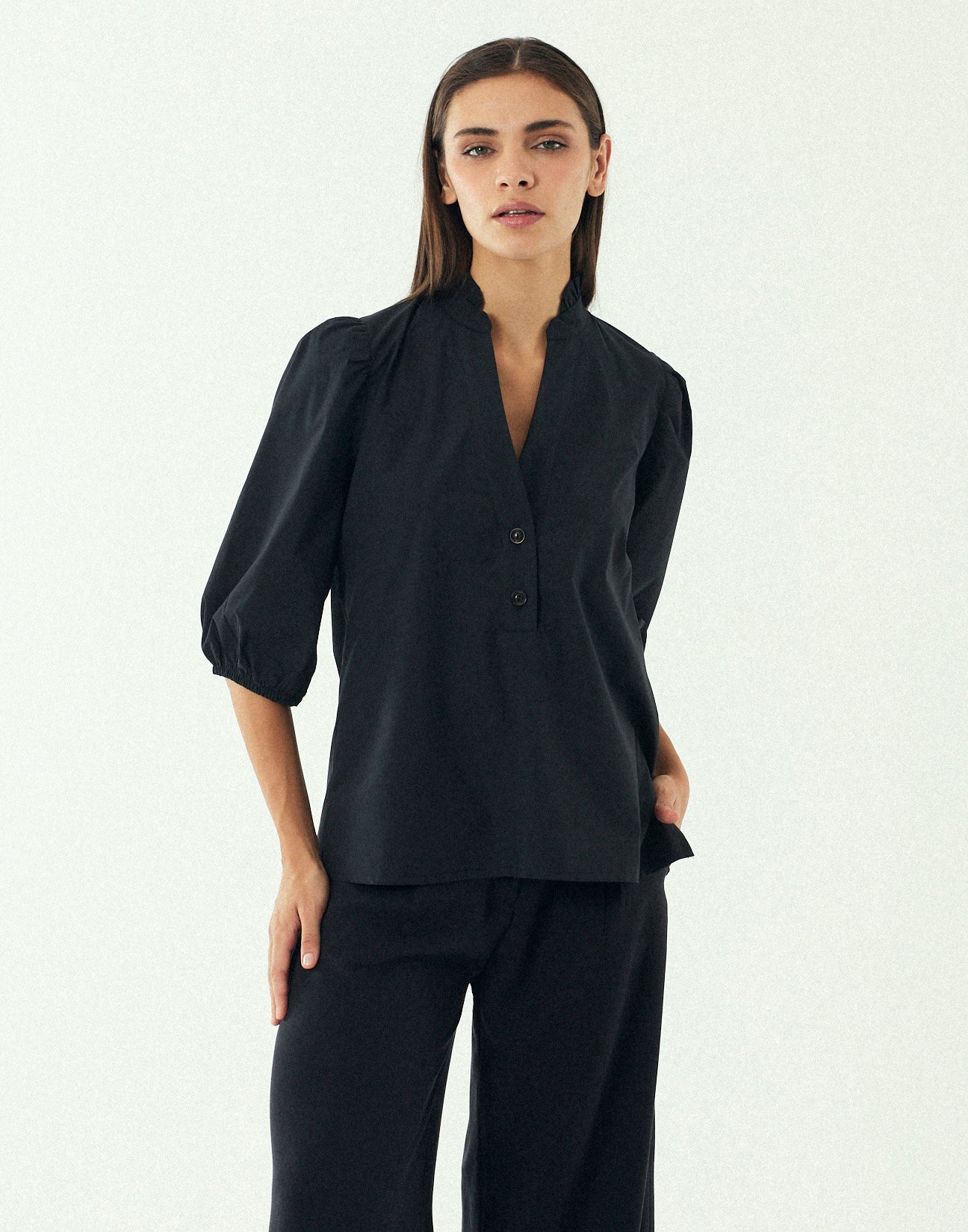 Poplin blouse