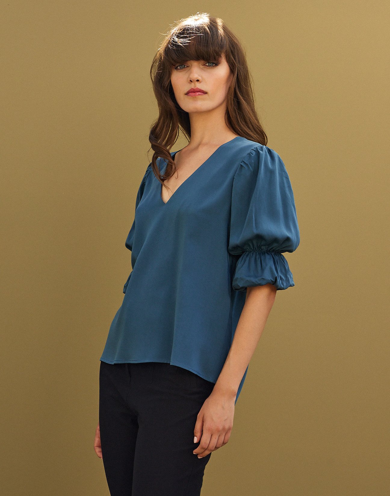 Elasticed blouse