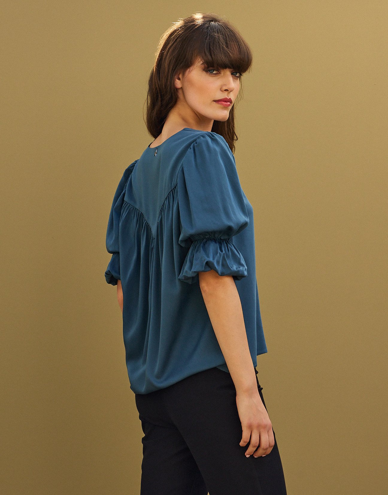 Elasticed blouse