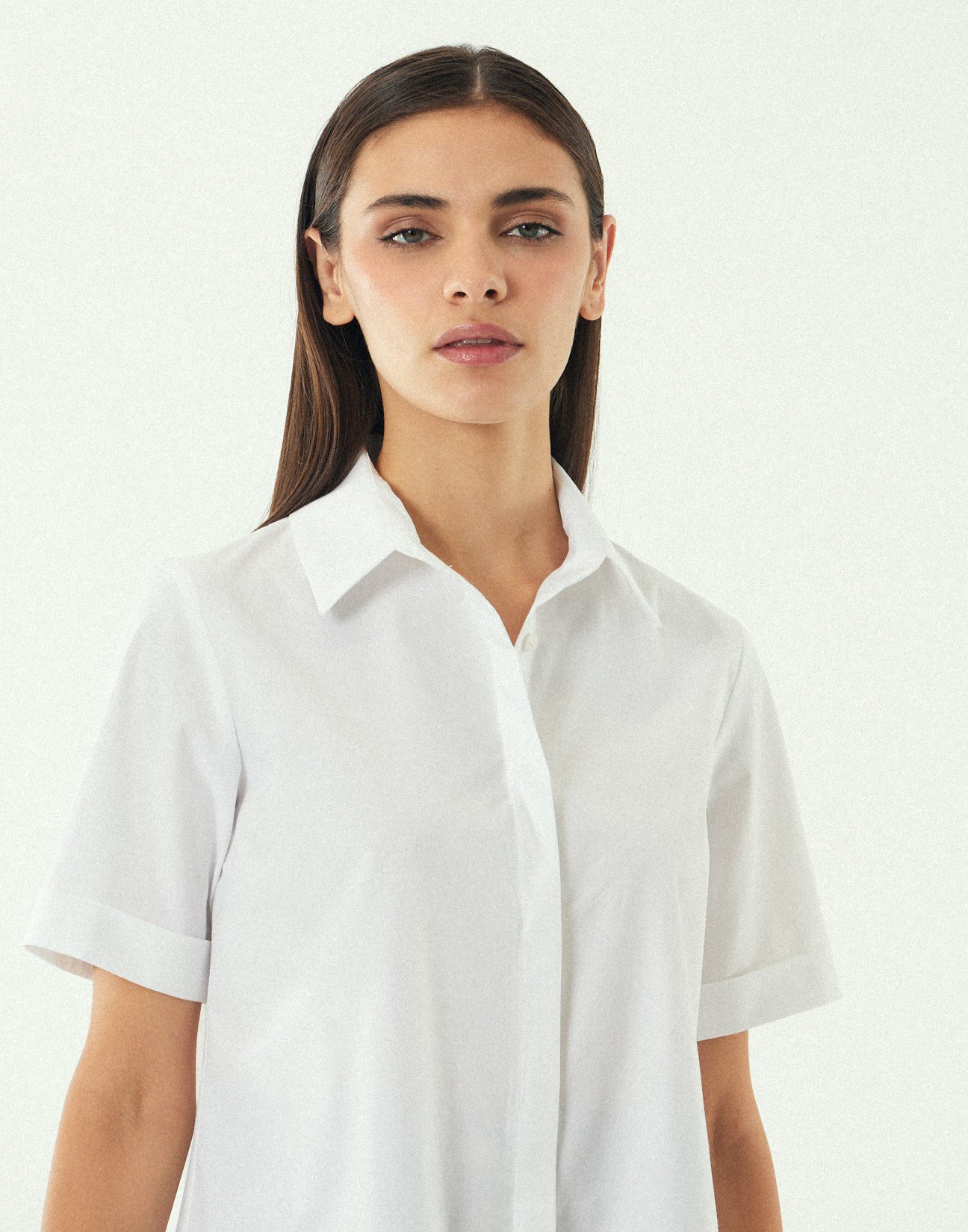 Oversized poplin shirt