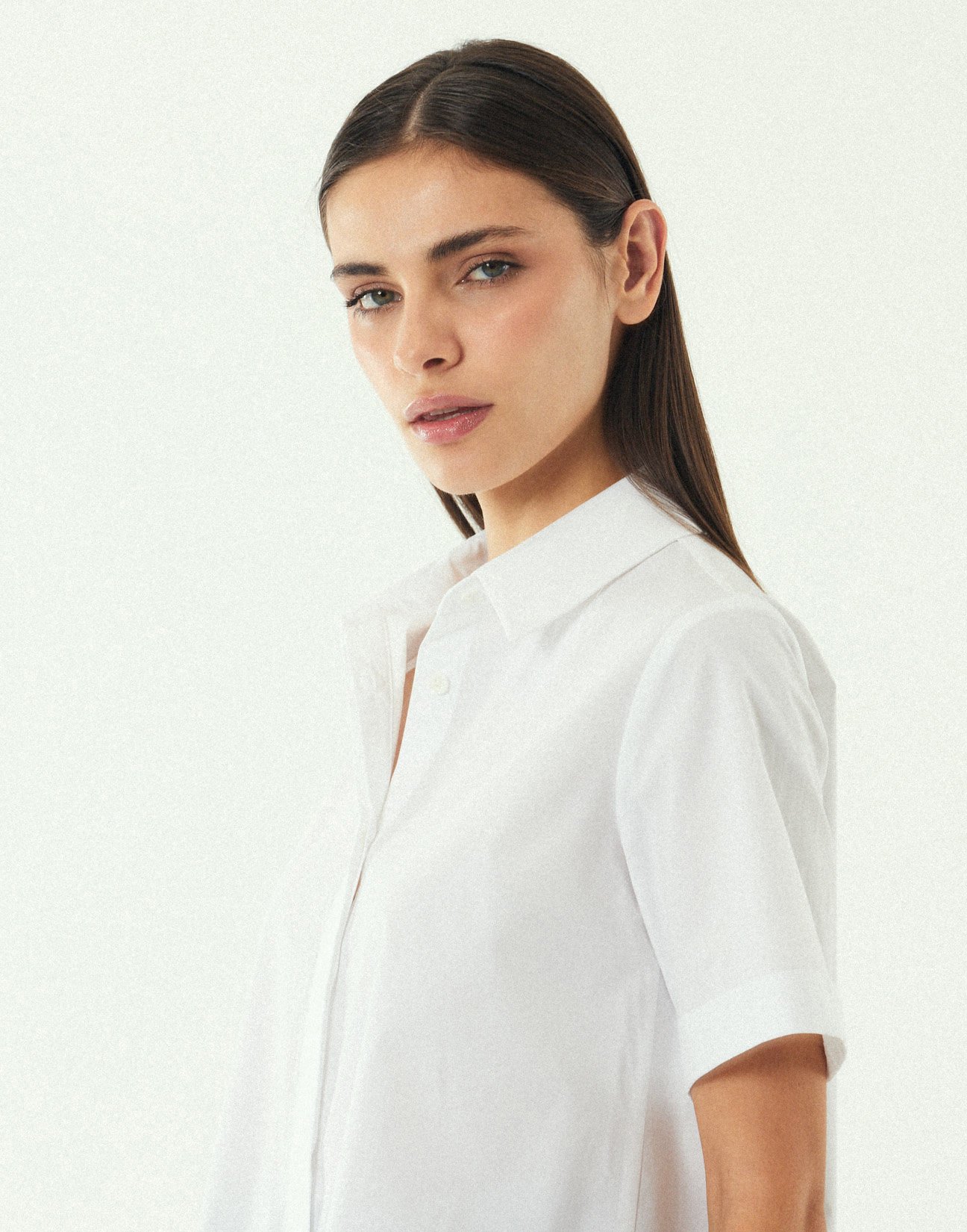 Oversized poplin shirt