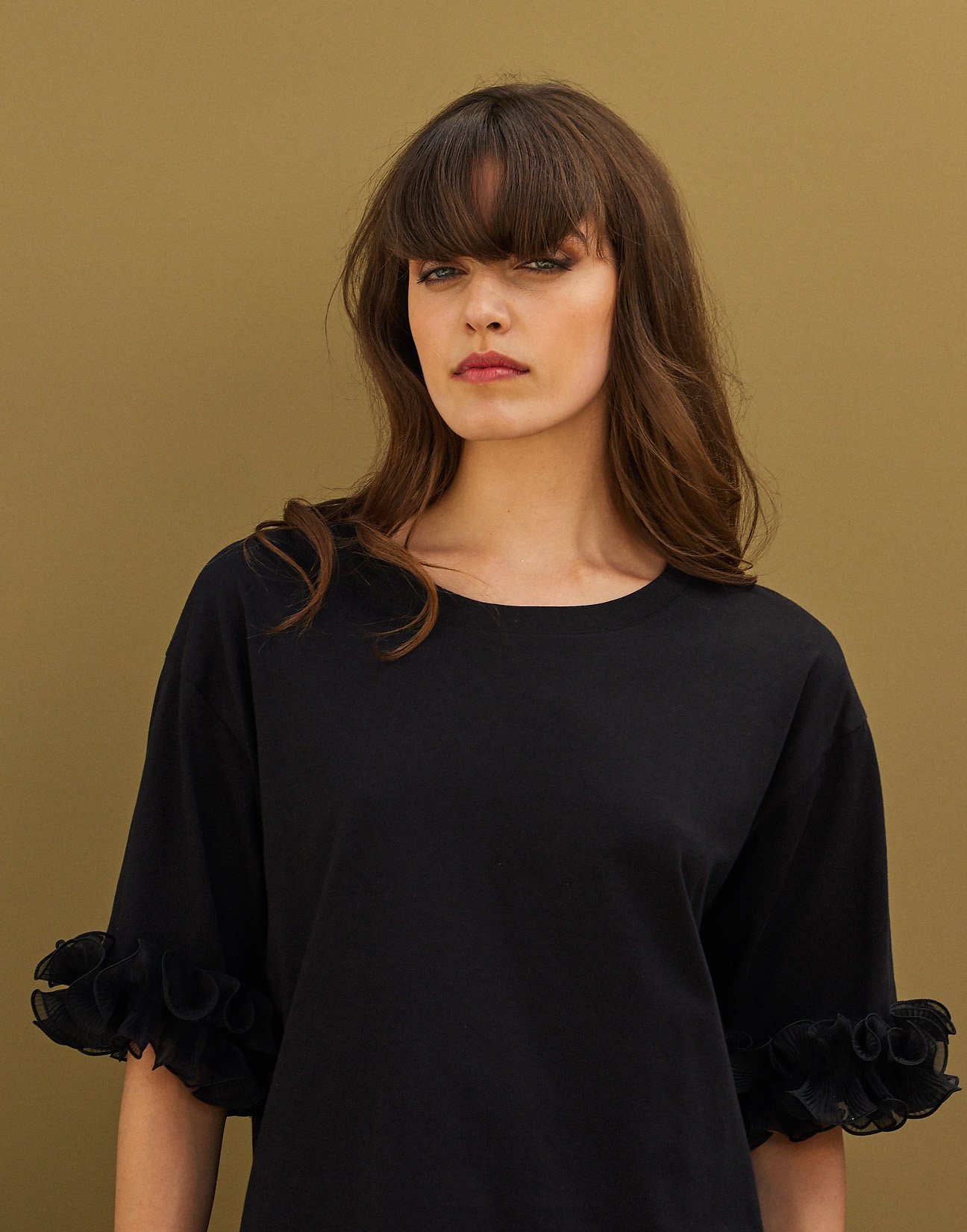 Ruffled blouse