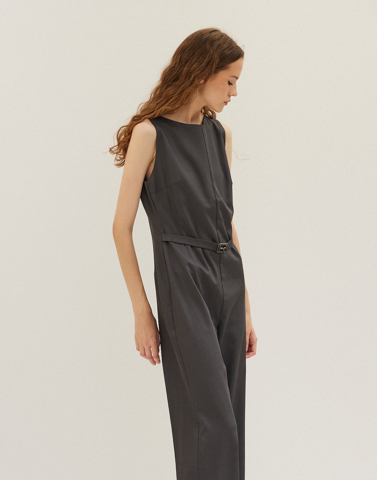 Jumpsuit with buckle