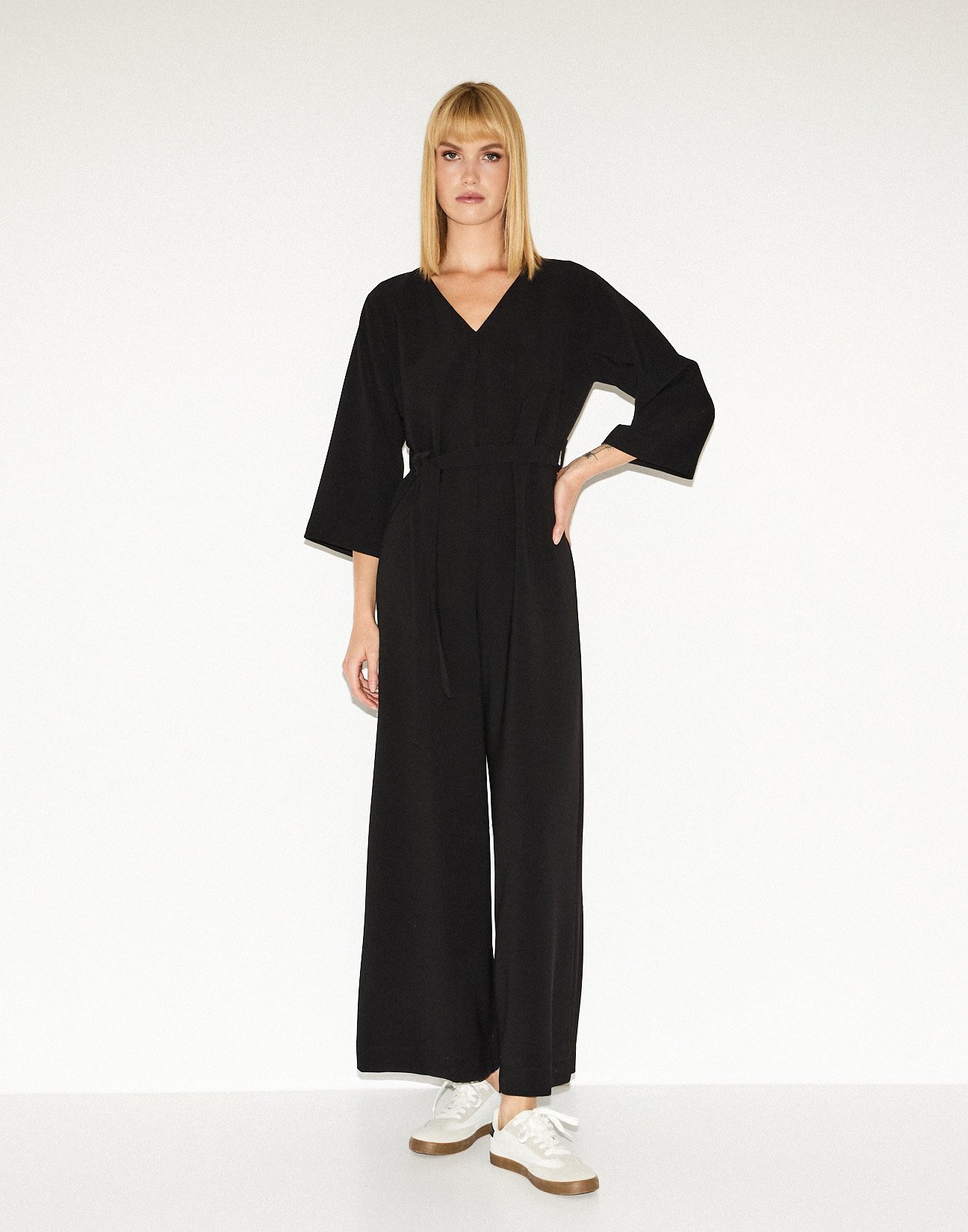 V neck jumpsuit