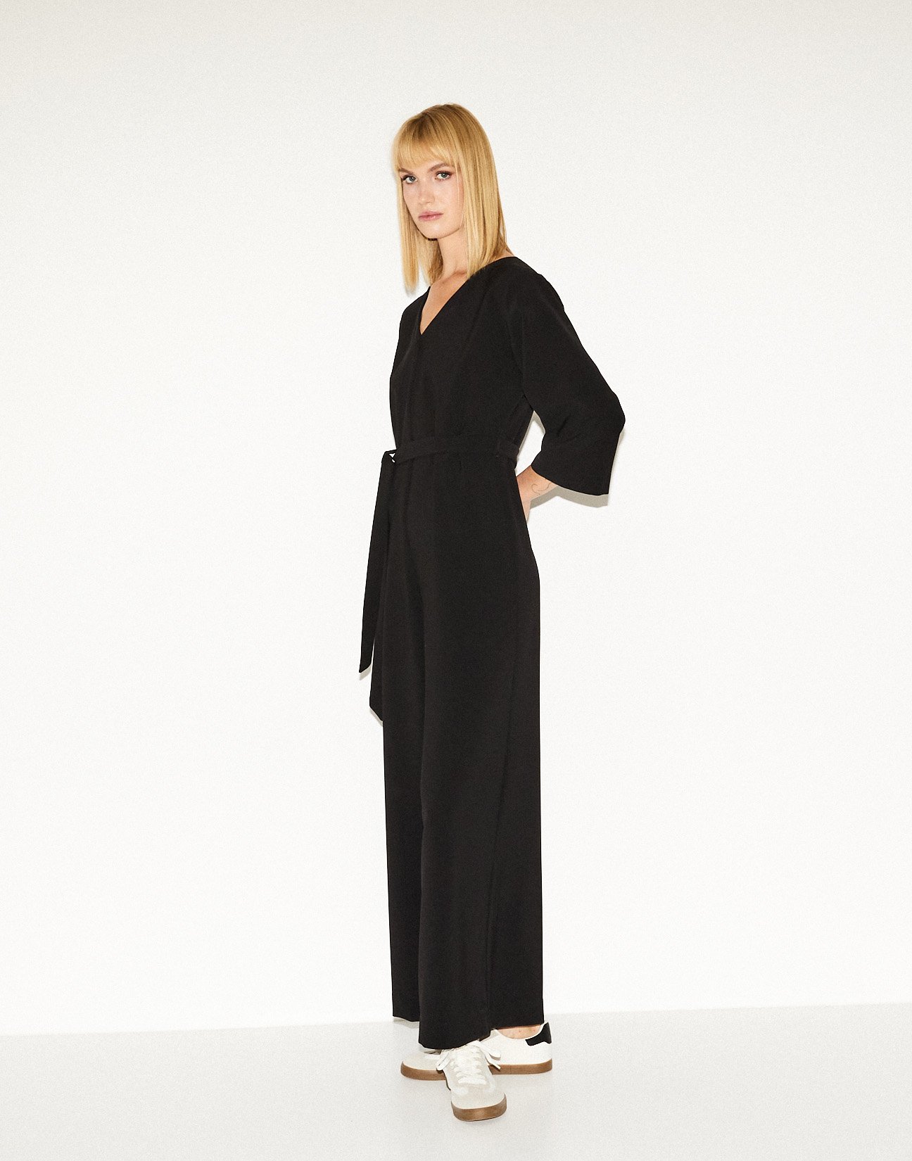 V neck jumpsuit