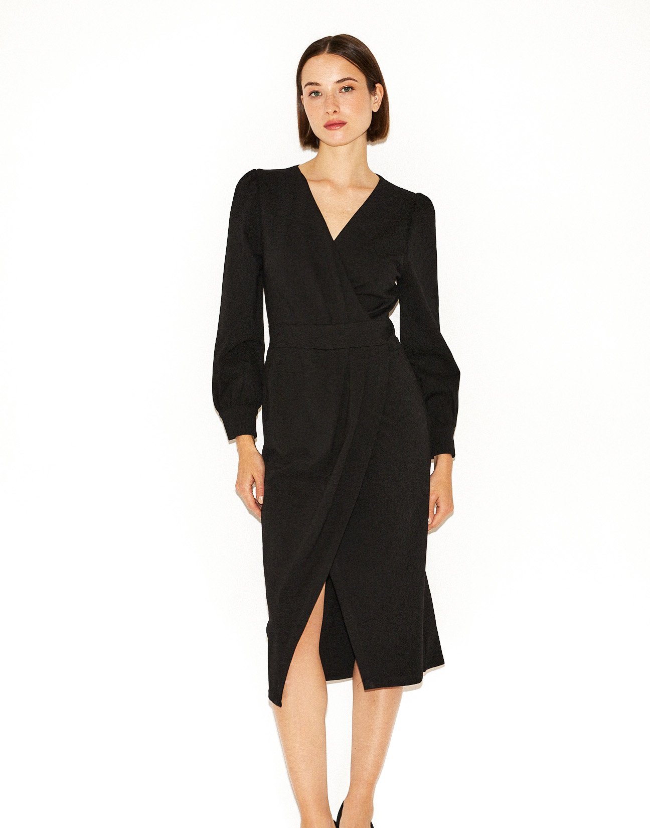 Wraped midi dress