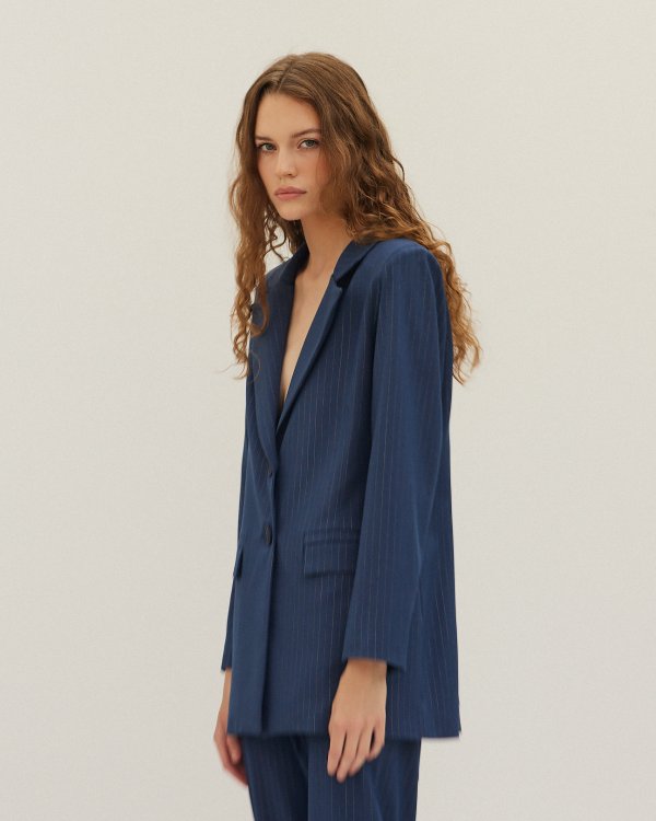 Pinstripe blazer