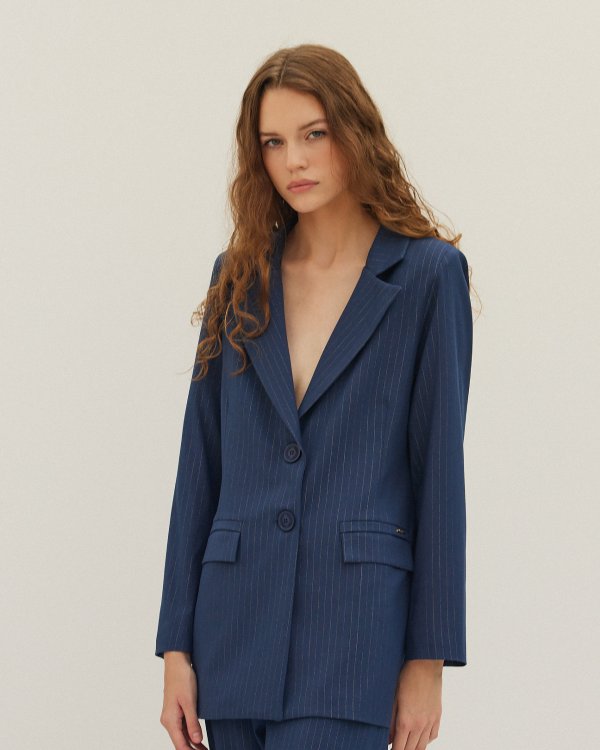 Pinstripe blazer