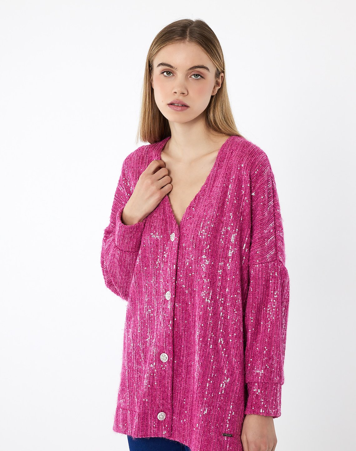 Sequinned cardigan