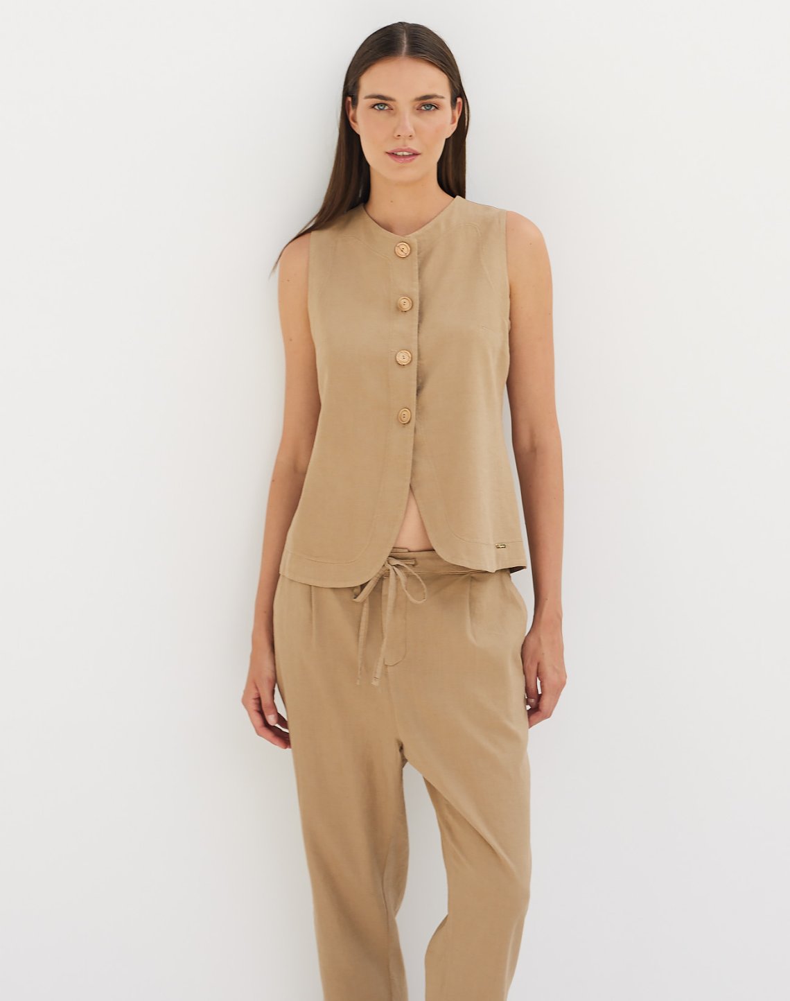 Linen waistcoat